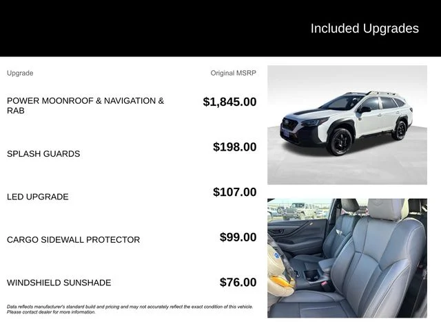 Used 2024 White Subaru Wilderness image 5