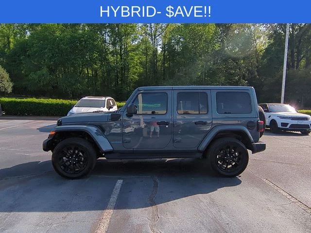 Used 2025 Gray Jeep Sahara 4xe image 2