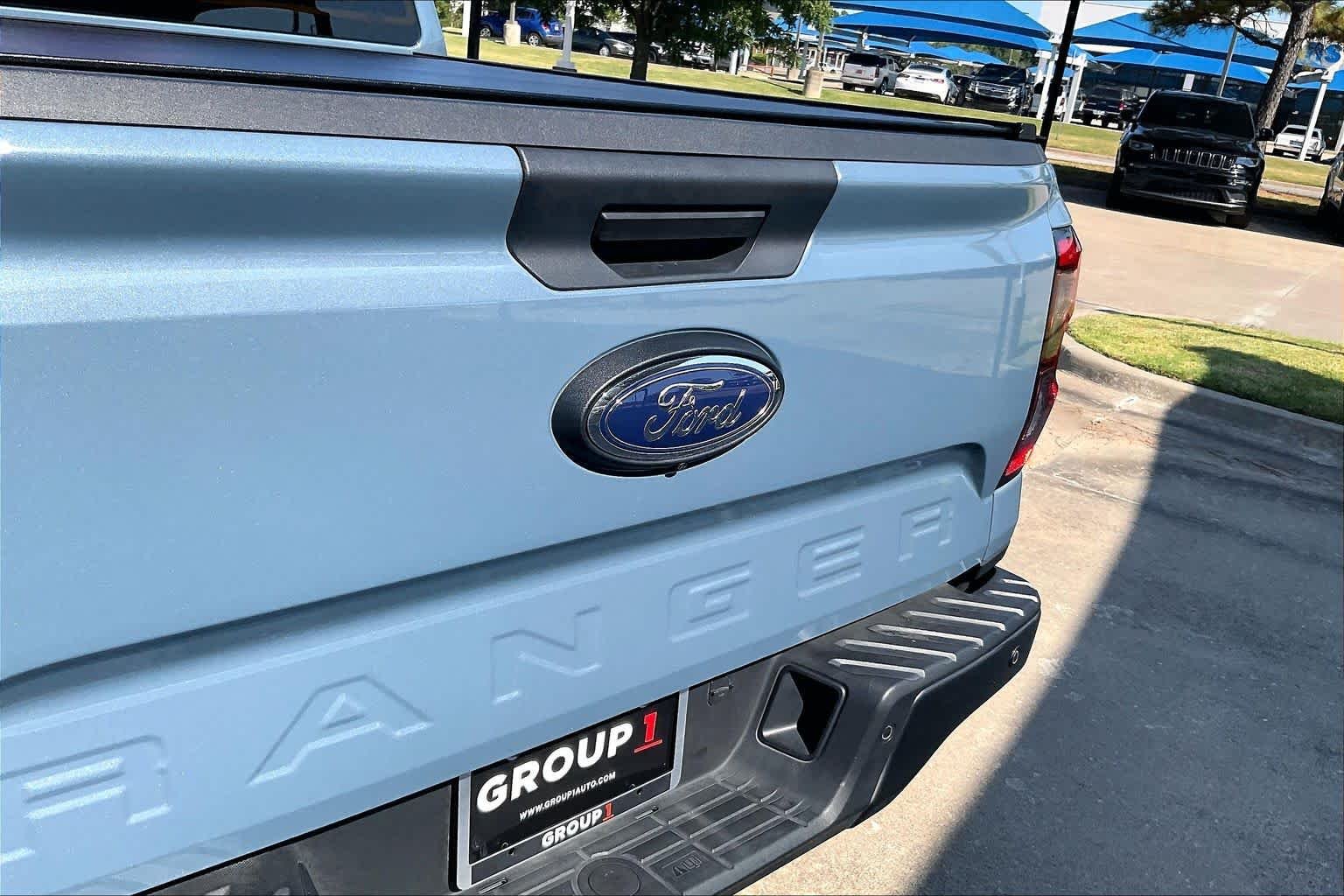 Used 2024 Azure Gray Metallic Tri-Coat Ford LARIAT image 30