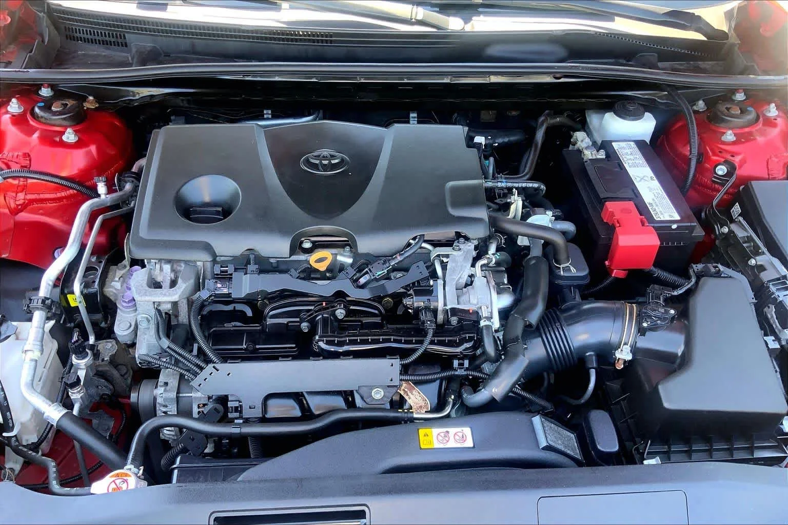 Certified Used 2019 Supersonic Red Toyota SE image 62