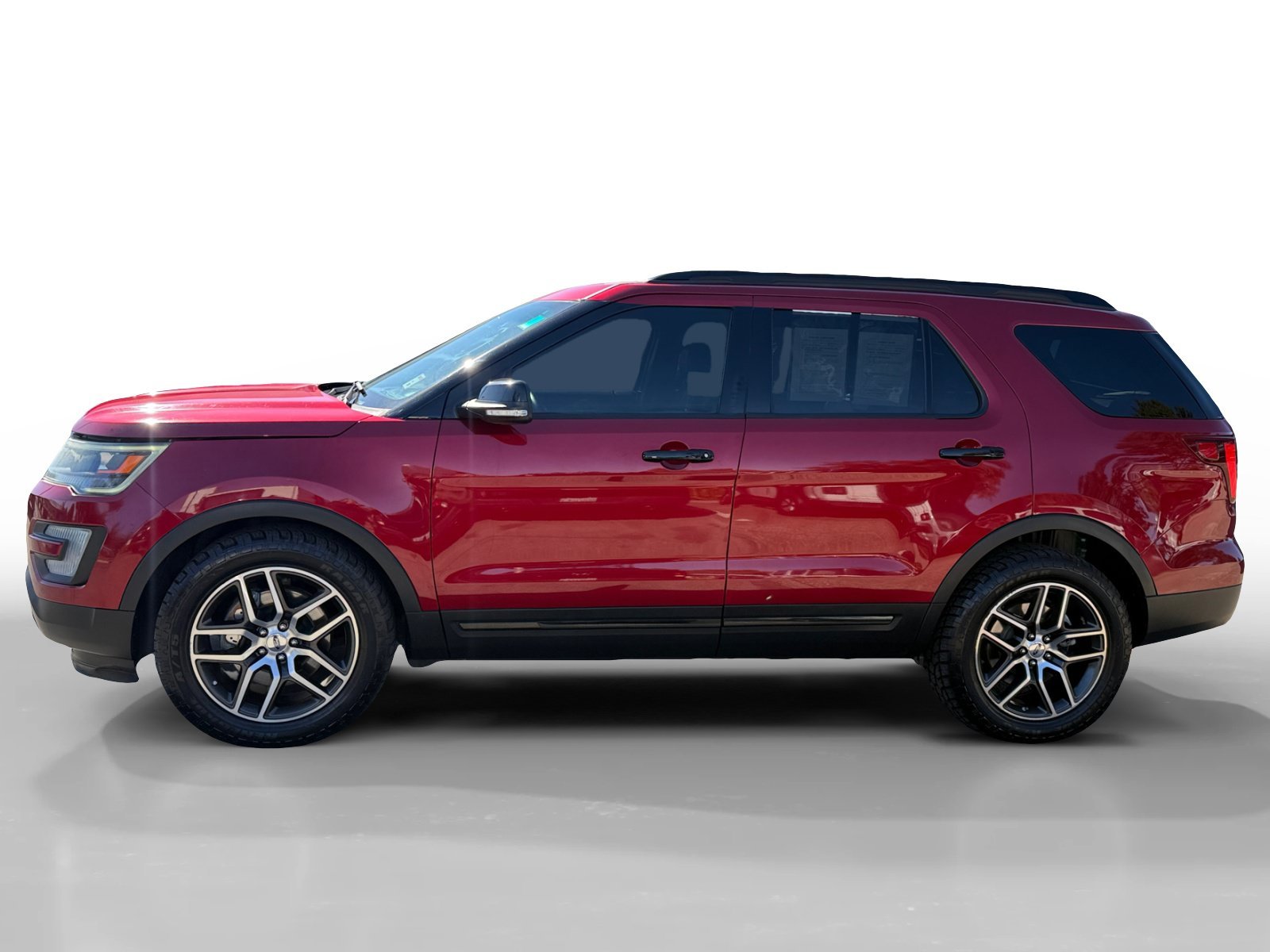Used 2017 Ruby Red Metallic FORD Sport image 2