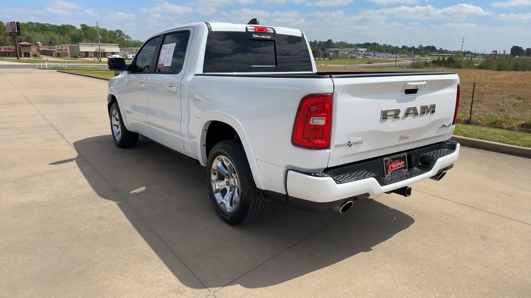 Used 2025 Bright White Clearcoat Ram Lone Star image 7