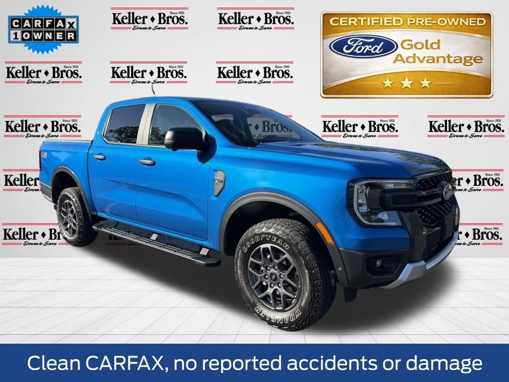 Certified Used 2024 Blue Ford XLT image 1