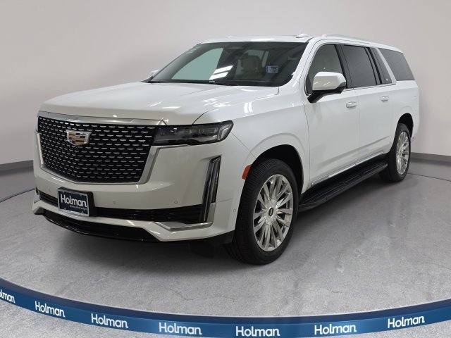 Used 2023 CRYSTAL WHITE TRICOAT Cadillac 4WD Premium Luxury image 1