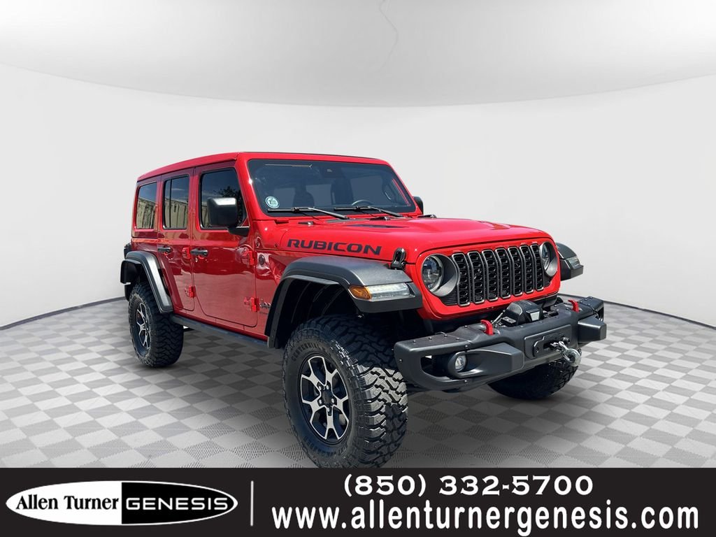 Used 2024 Red Jeep Rubicon image 1