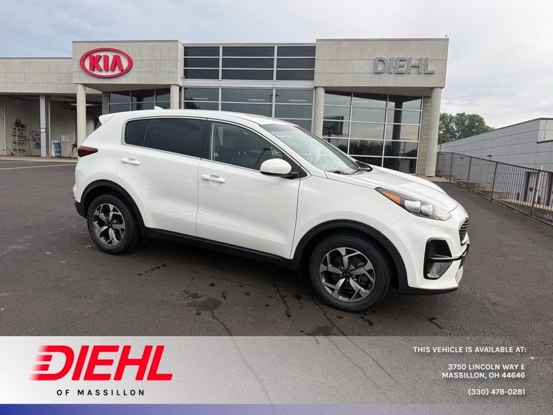 Used 2020 White Kia LX image 1