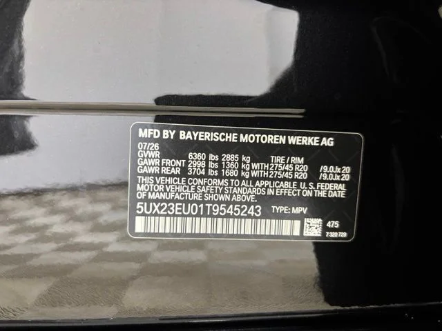New 2026 Black Sapphire Metallic BMW xDrive40i image 20