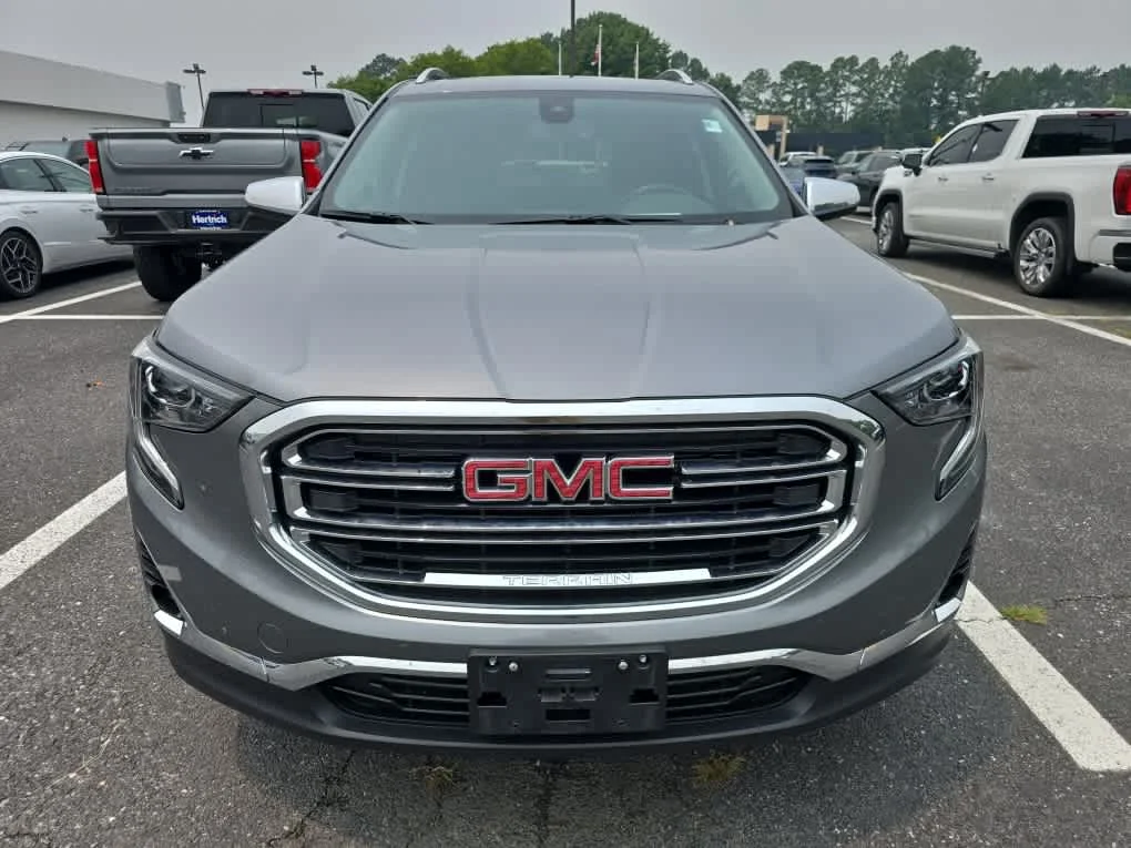 Used 2019 Satin Steel Metallic GMC SLT image 2