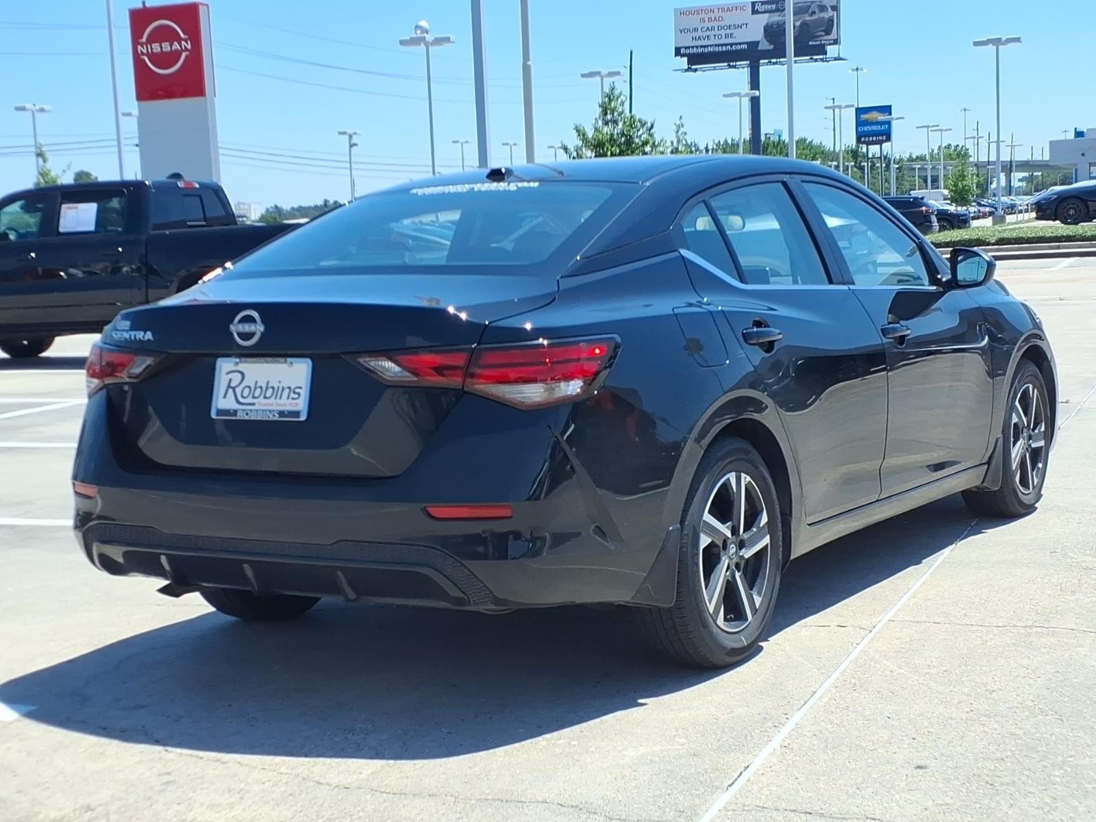 2025 Nissan Sentra SV Black at Robbins Nissan