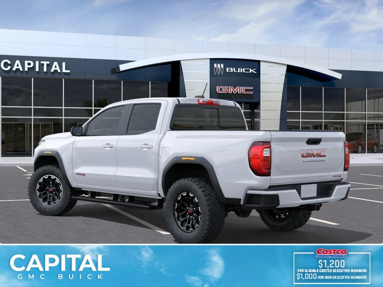 New 2026 Summit White GMC 4WD AT4 image 4