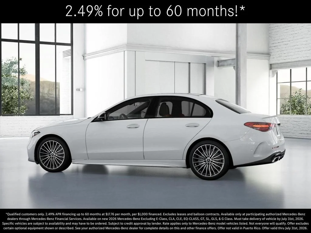 New 2026 Polar White Mercedes-Benz C 300 image 74