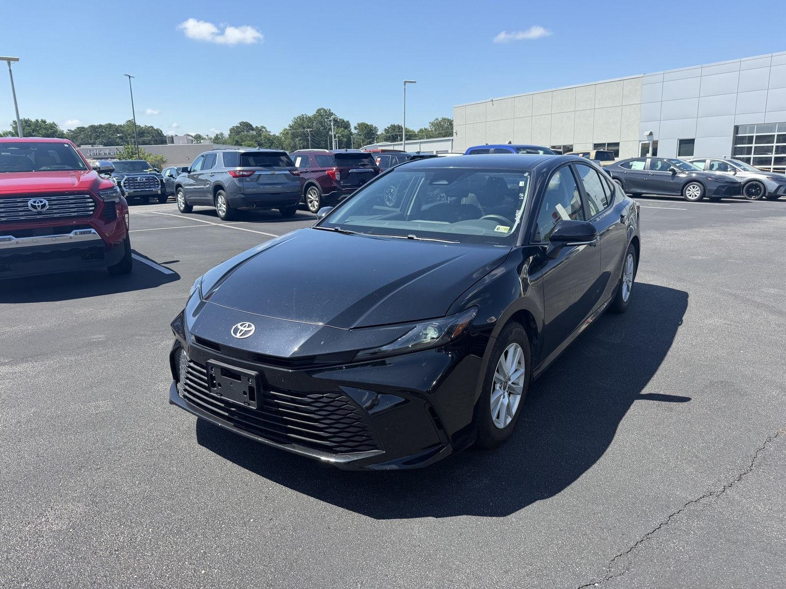 Used 2025 Midnight Black Metallic Toyota LE image 3