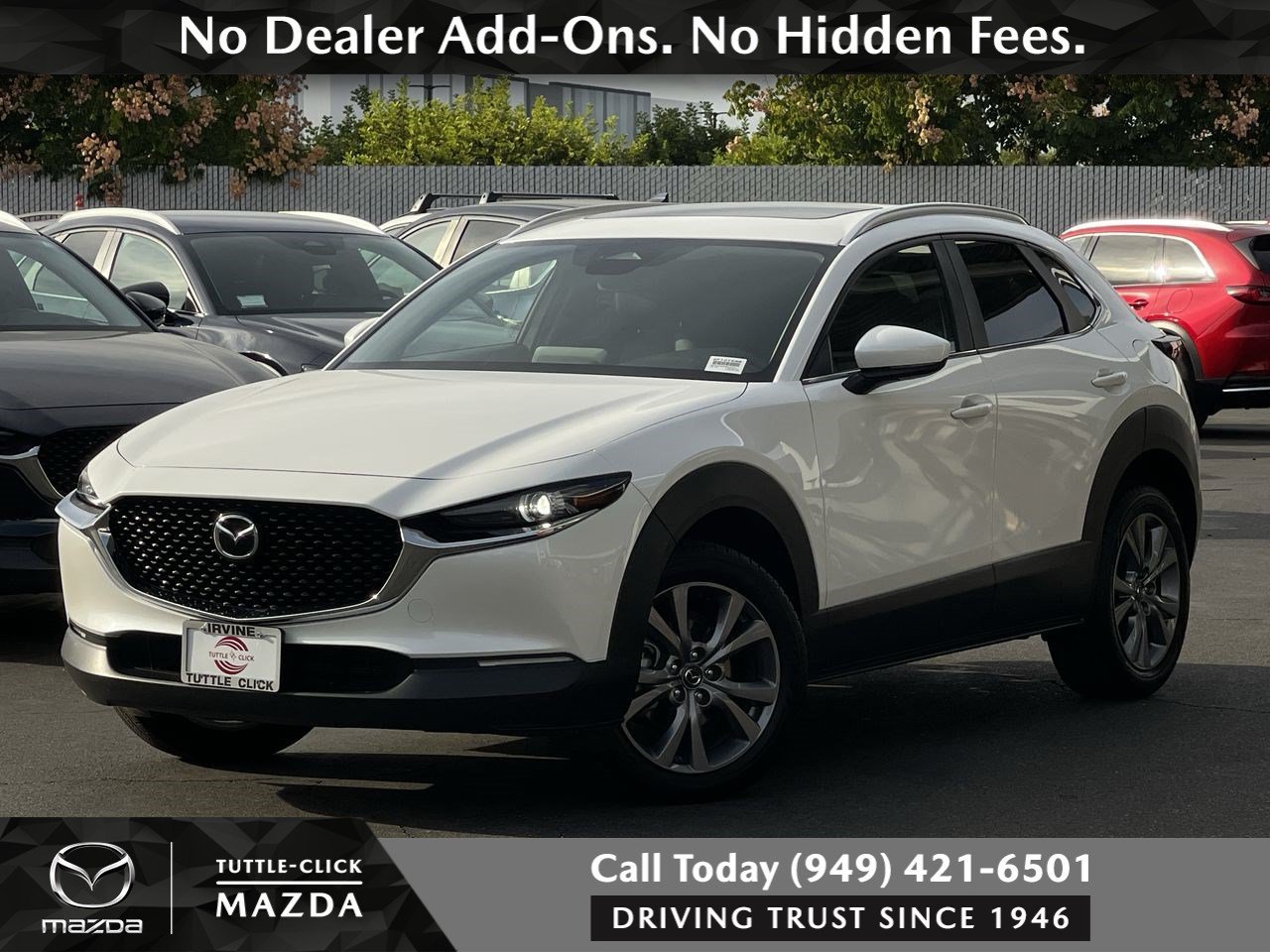 Used 2025 Snowflake White Pearl Mica Mazda 2.5 S Preferred Package image 1