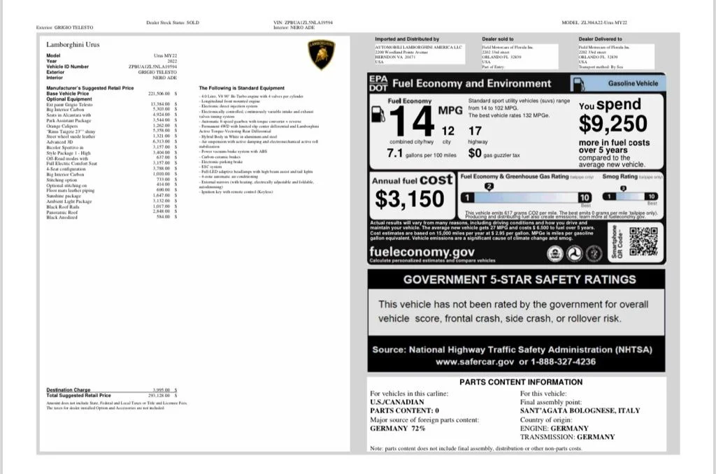 Used 2022  Lamborghini  image 32