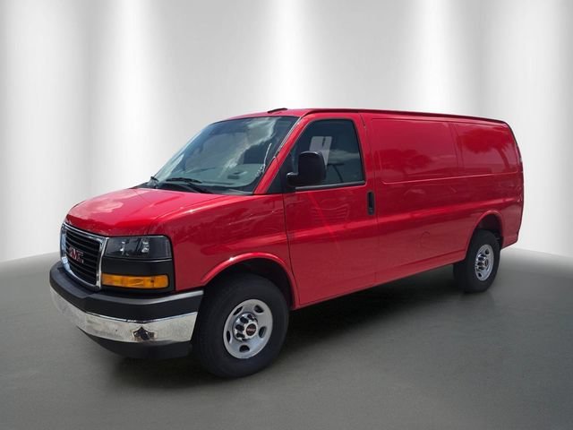 New 2025 Cardinal Red GMC Work Van image 2