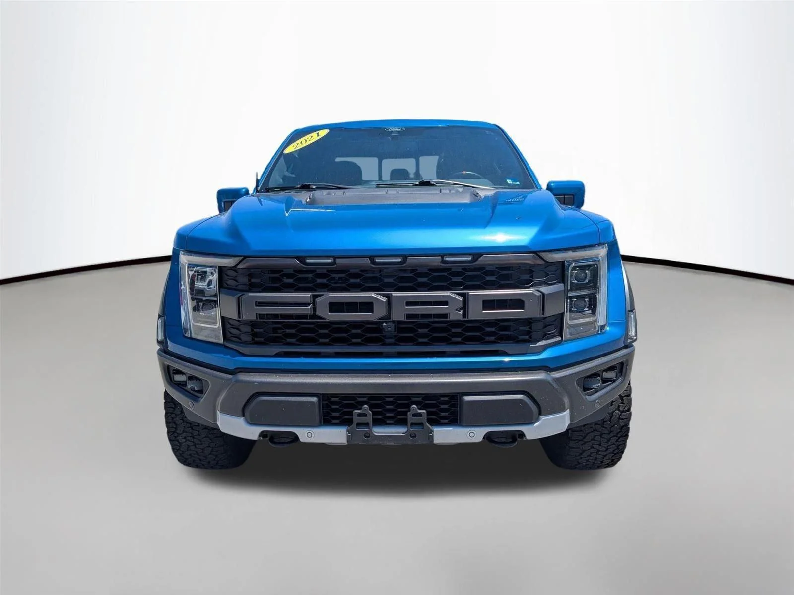 Certified Used 2021 Velocity Blue Metallic Ford Raptor image 2