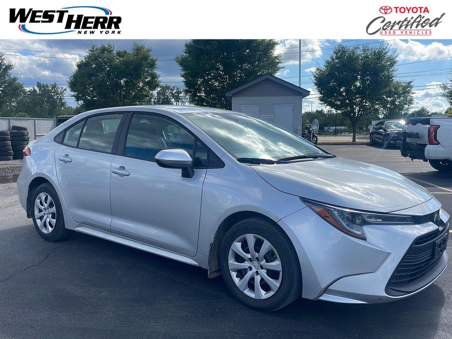 Used 2024 Classic Silver Metallic Toyota LE image 1