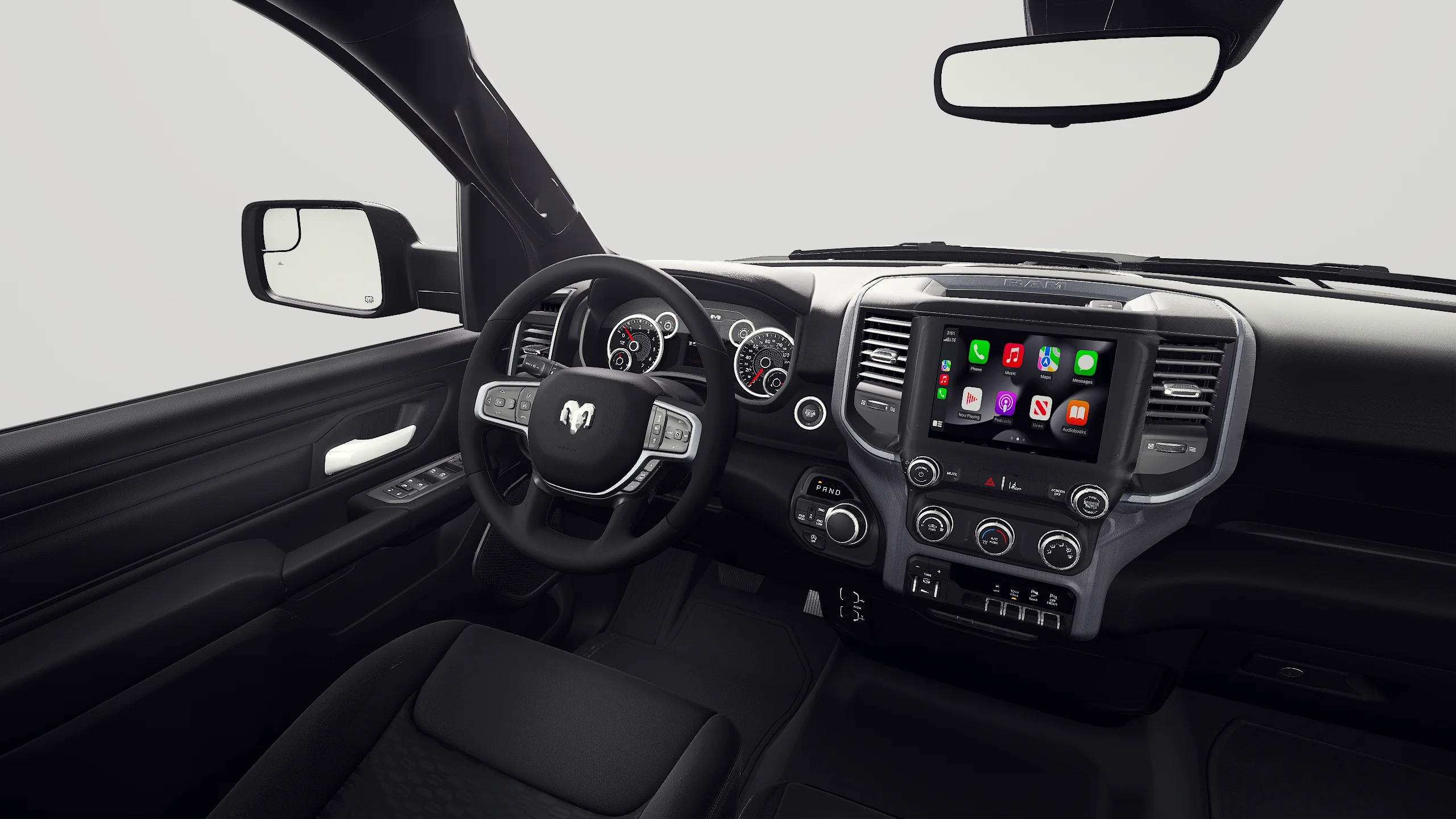 New 2027 Diamond Black Crystal Pearl-Coat Exterior Paint RAM  image 8