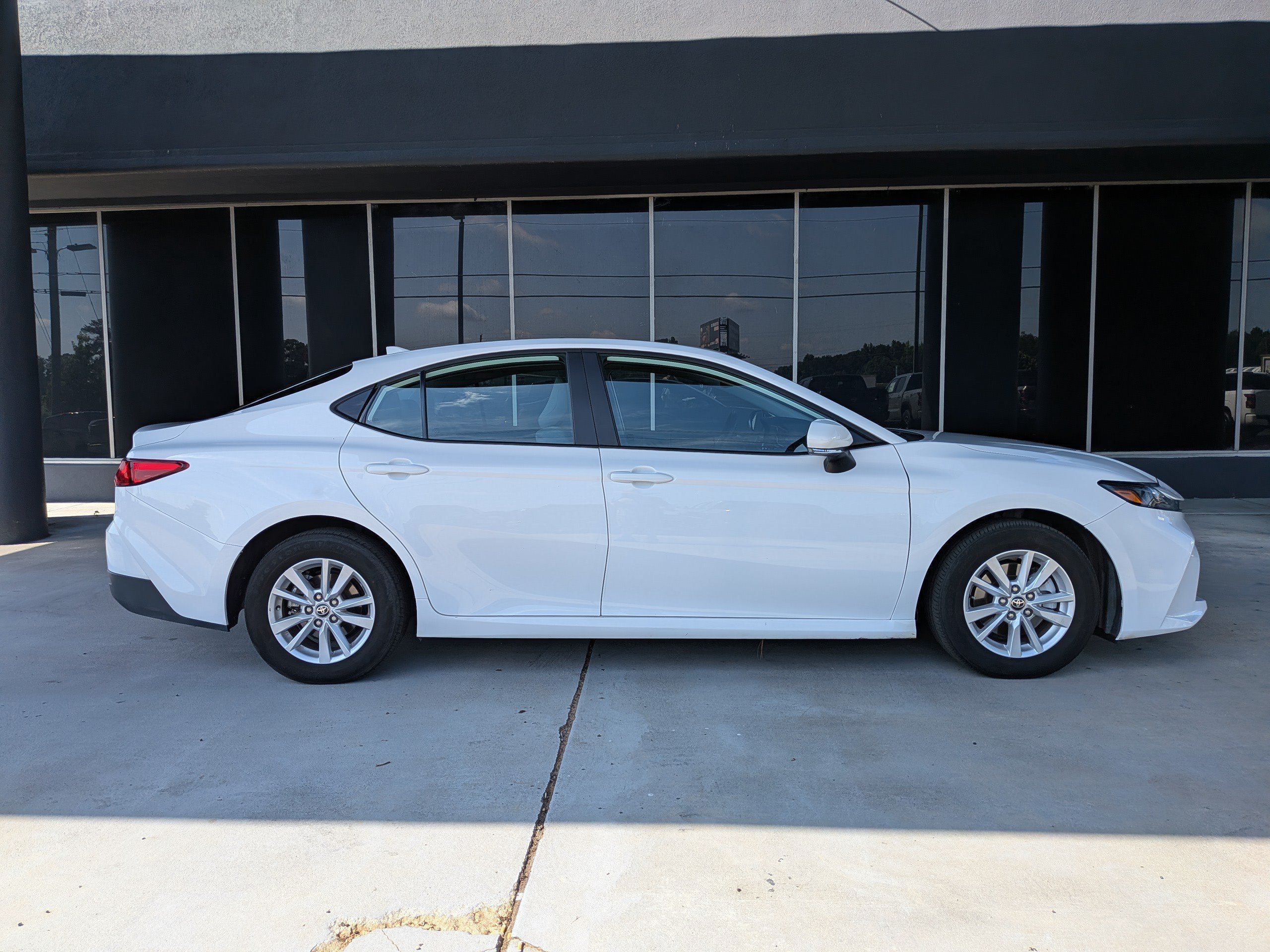 Used 2025 White Toyota LE image 2