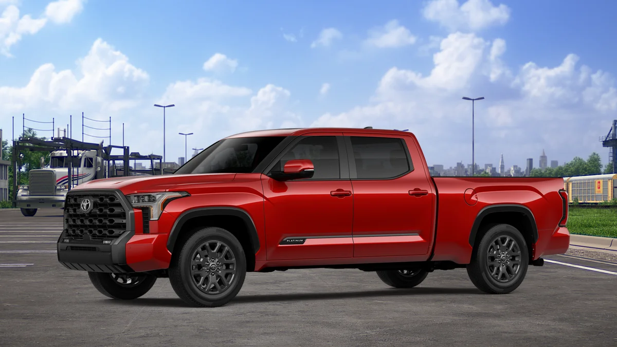 New 2026 Supersonic Red Toyota Platinum image 2