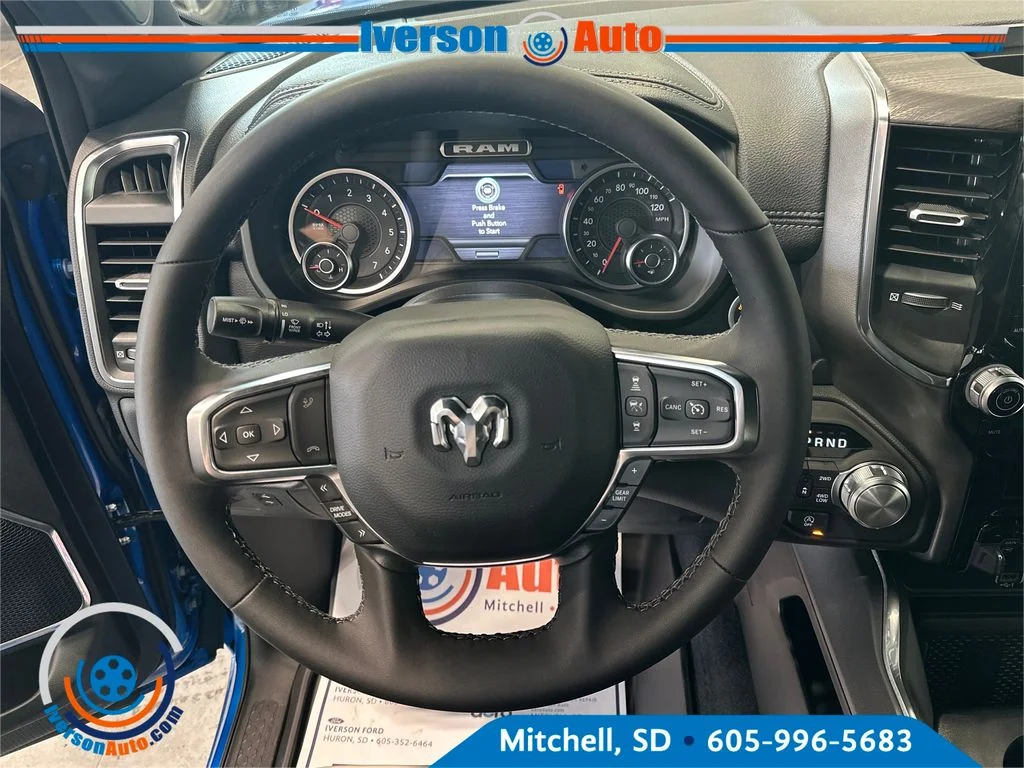 New 2026 Hydro Blue Pearl-Coat Exterior Paint RAM Laramie image 16