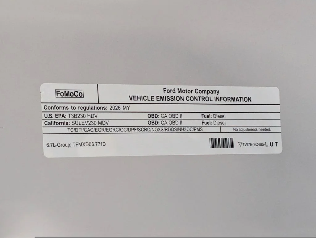 New 2026 Glacier Gray Metallic Tri-Coat Ford F-250® Lariat® image 36