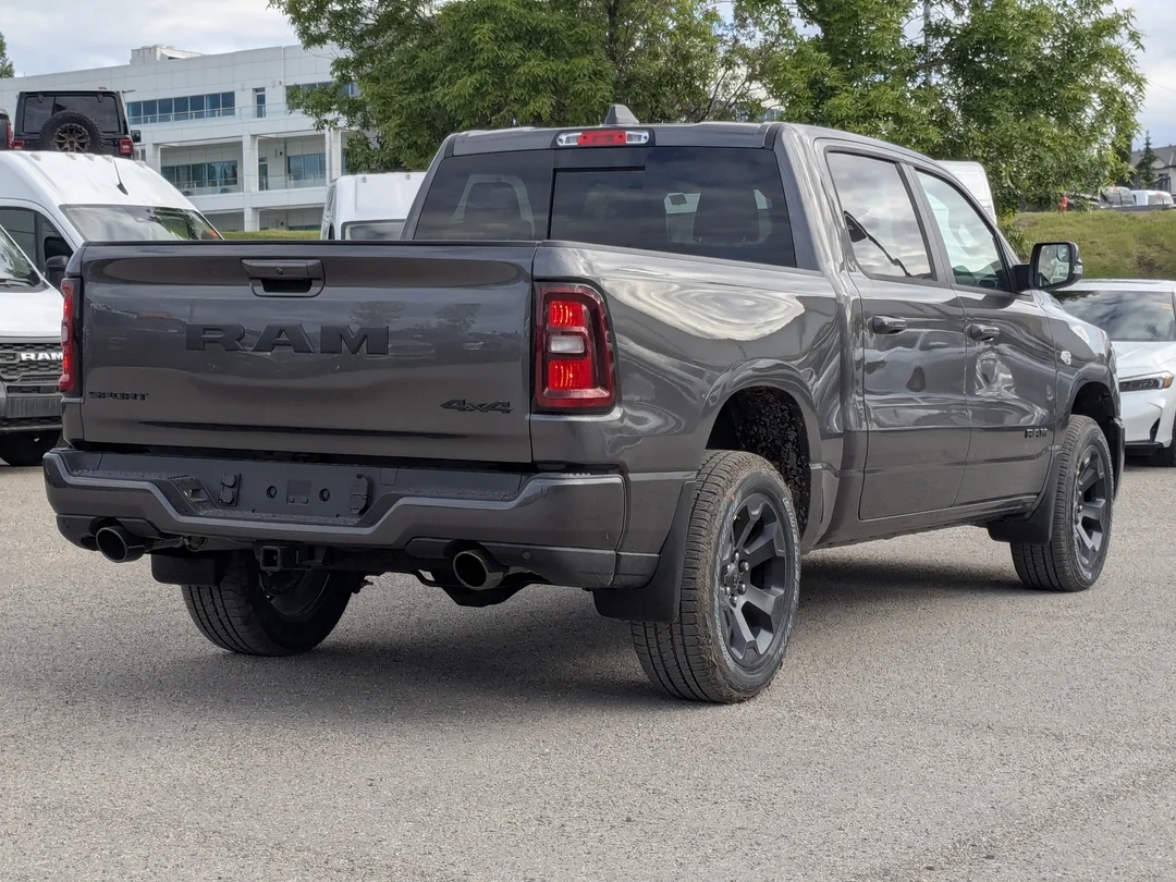 New 2026 Grey RAM Sport - - 5.7L HEMI V8 - Trailer Brake Control - 27-Gal Fuel Tank - Mopar Mats & More! image 8