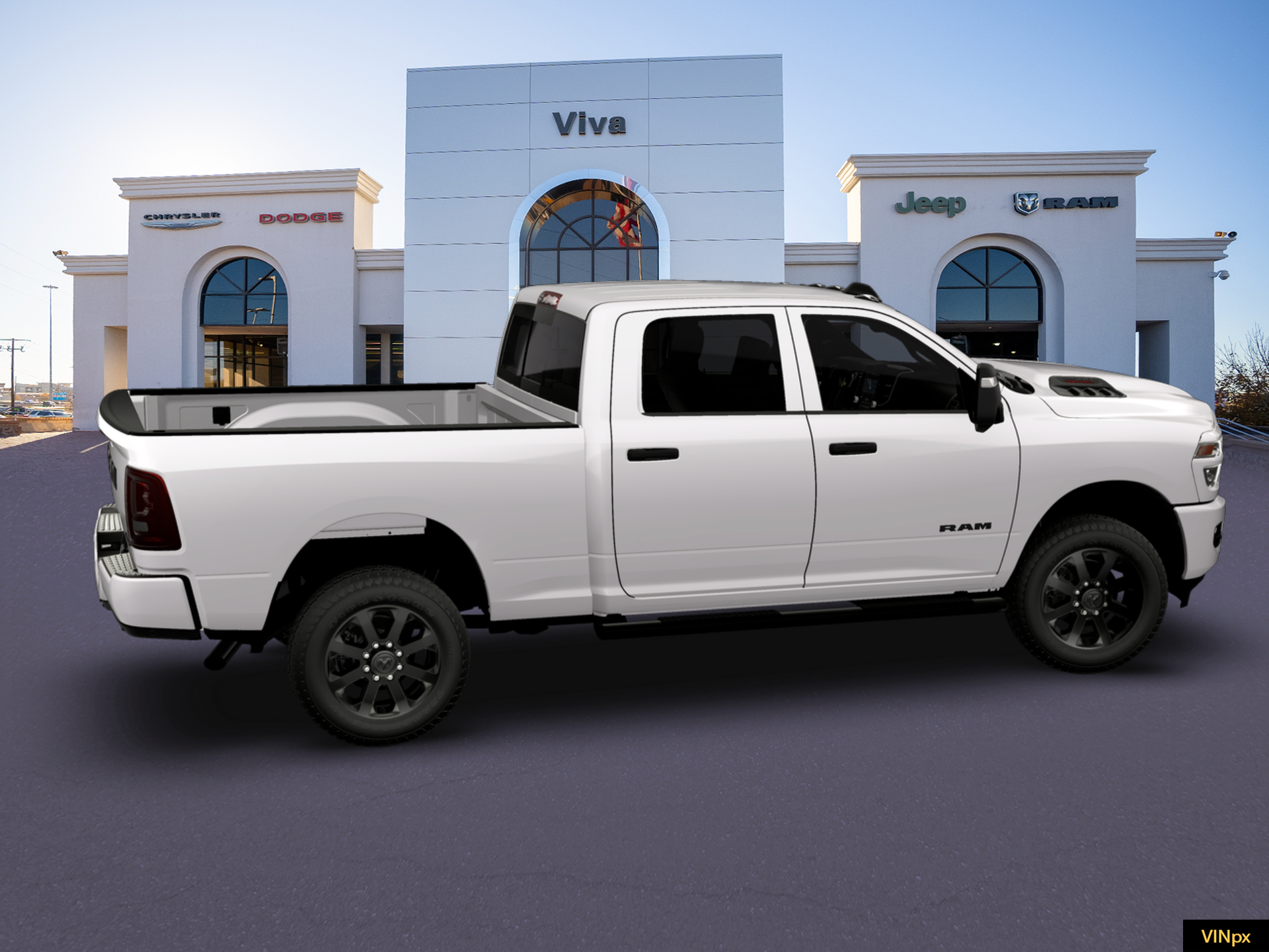 New 2026 Bright White Clear-Coat Exterior Paint RAM  image 27