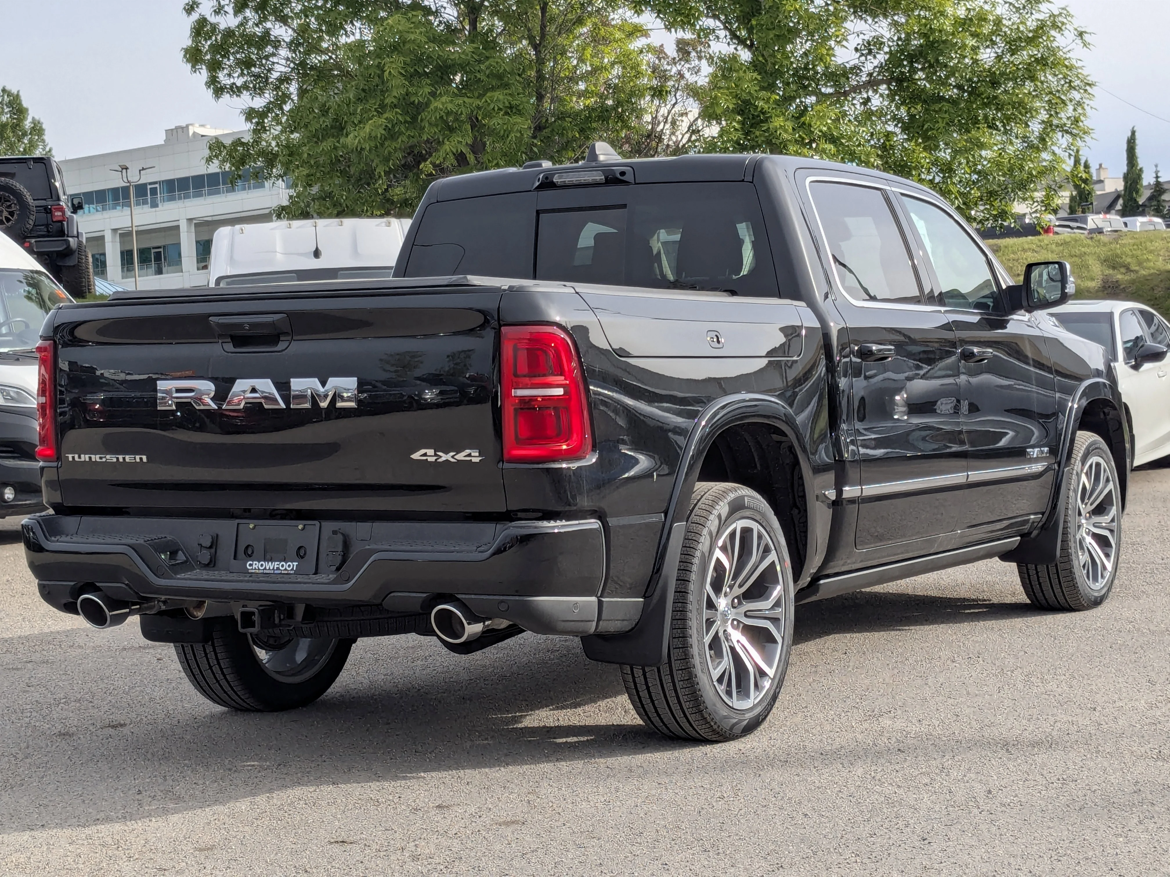 New 2026 Black RAM Tungsten - - 3.0L Hurricane HO T-Turbo - Prem Lthr Bucket Seats - E-Locker Axle & More! image 8