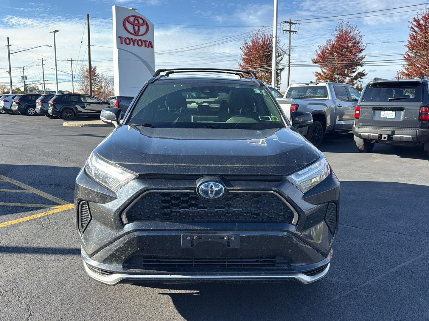 Used 2022 Midnight Black Metallic Toyota SE image 8
