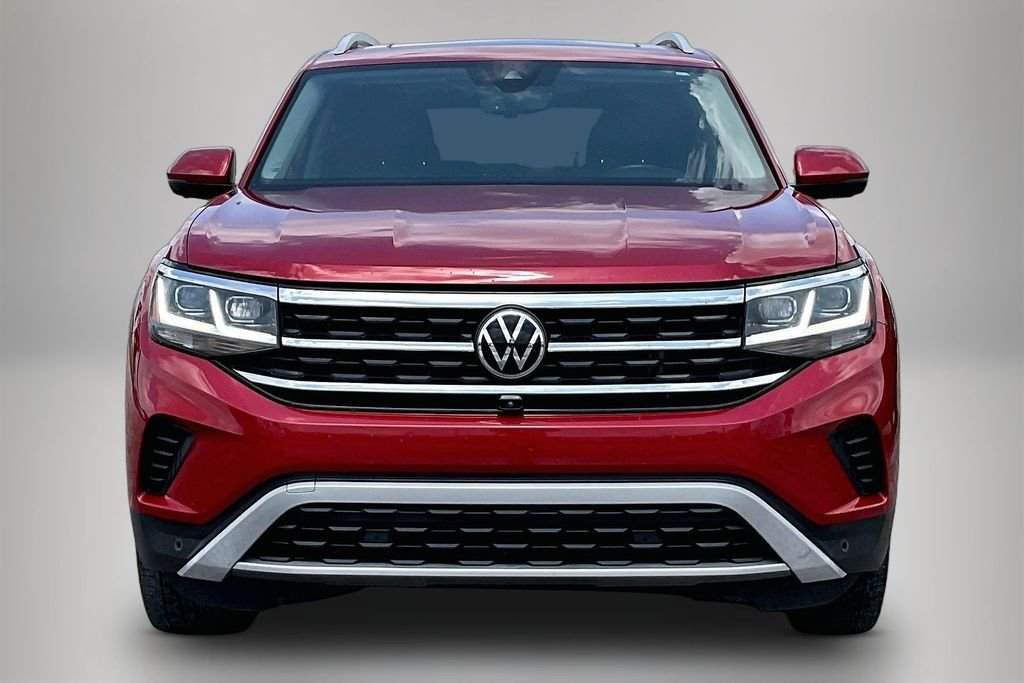 Certified Used 2021 Aurora Red Metallic Volkswagen SEL Premium image 3