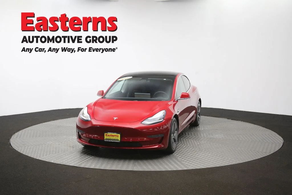 Used 2020 Red Tesla Standard image 49