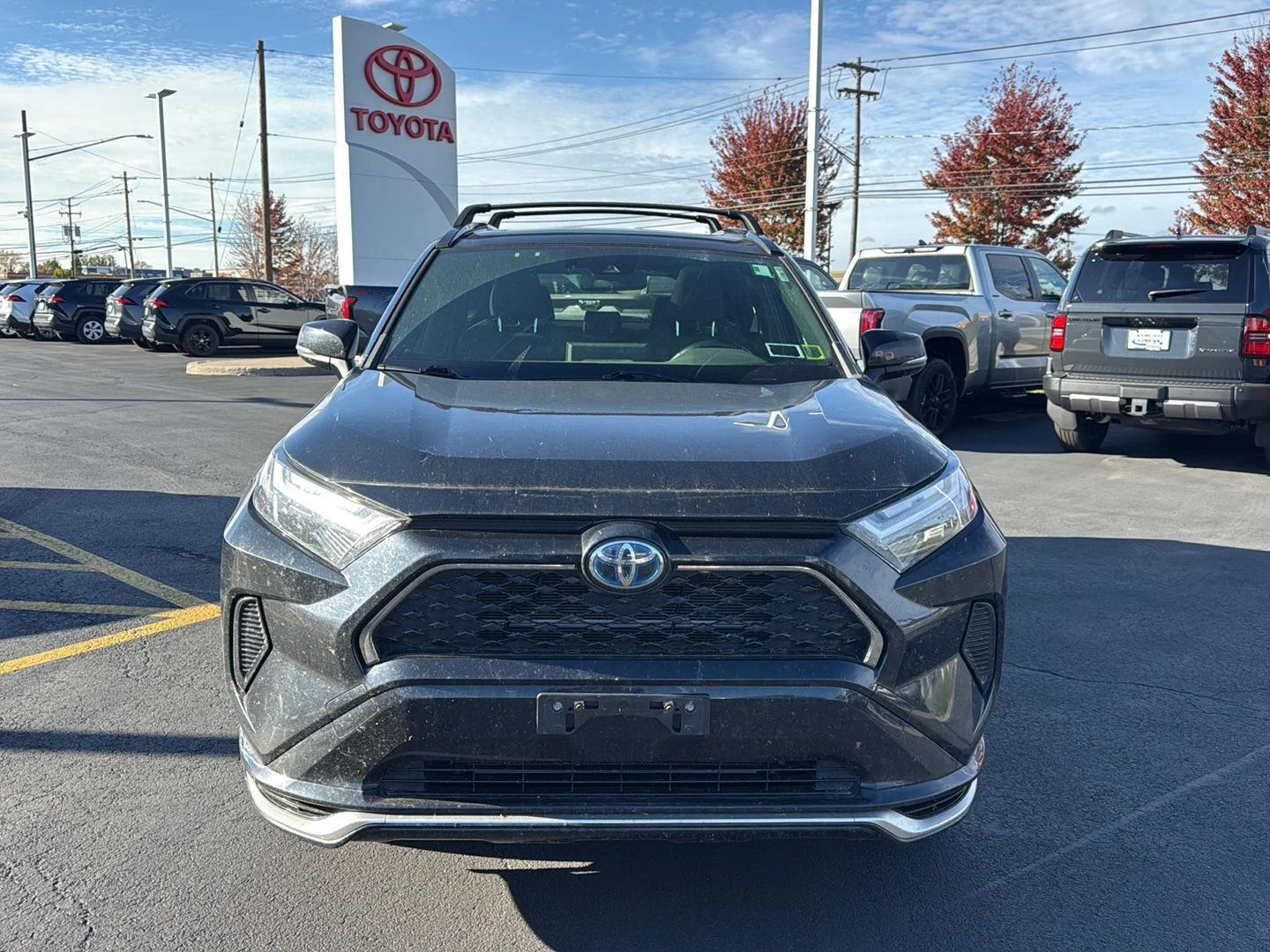 Used 2022 Midnight Black Metallic Toyota SE image 8