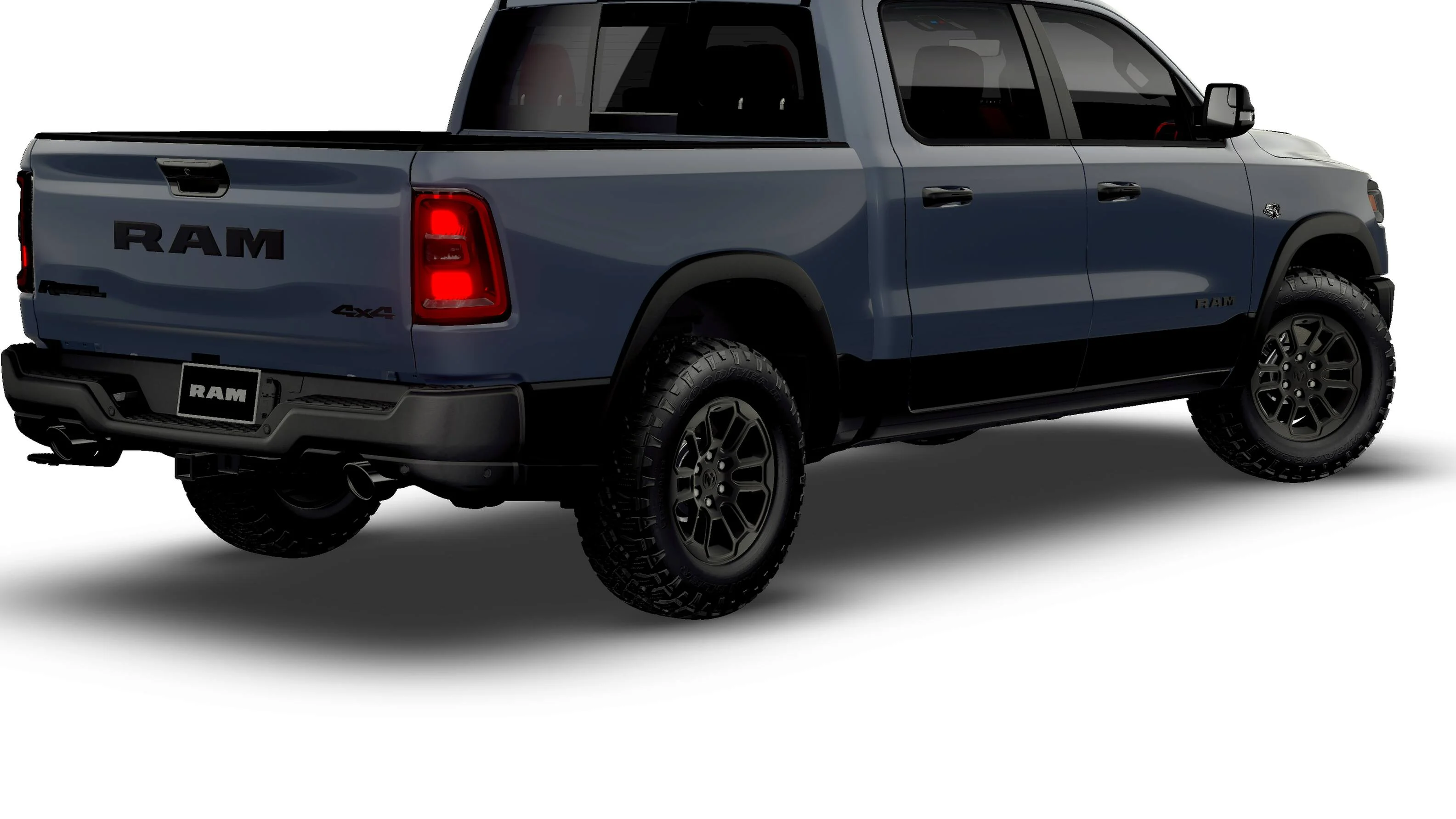 New 2026 Forged Blue Metallic Exterior Paint RAM REBEL image 2