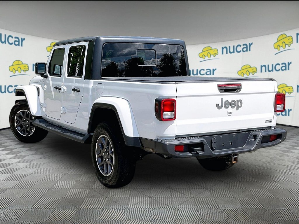 Used 2022 Bright White Clearcoat Jeep Overland image 4
