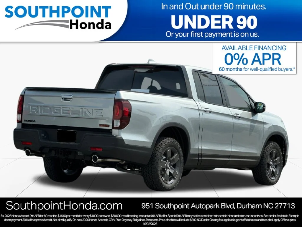 New 2026 Solar Silver Metallic Honda TrailSport image 3