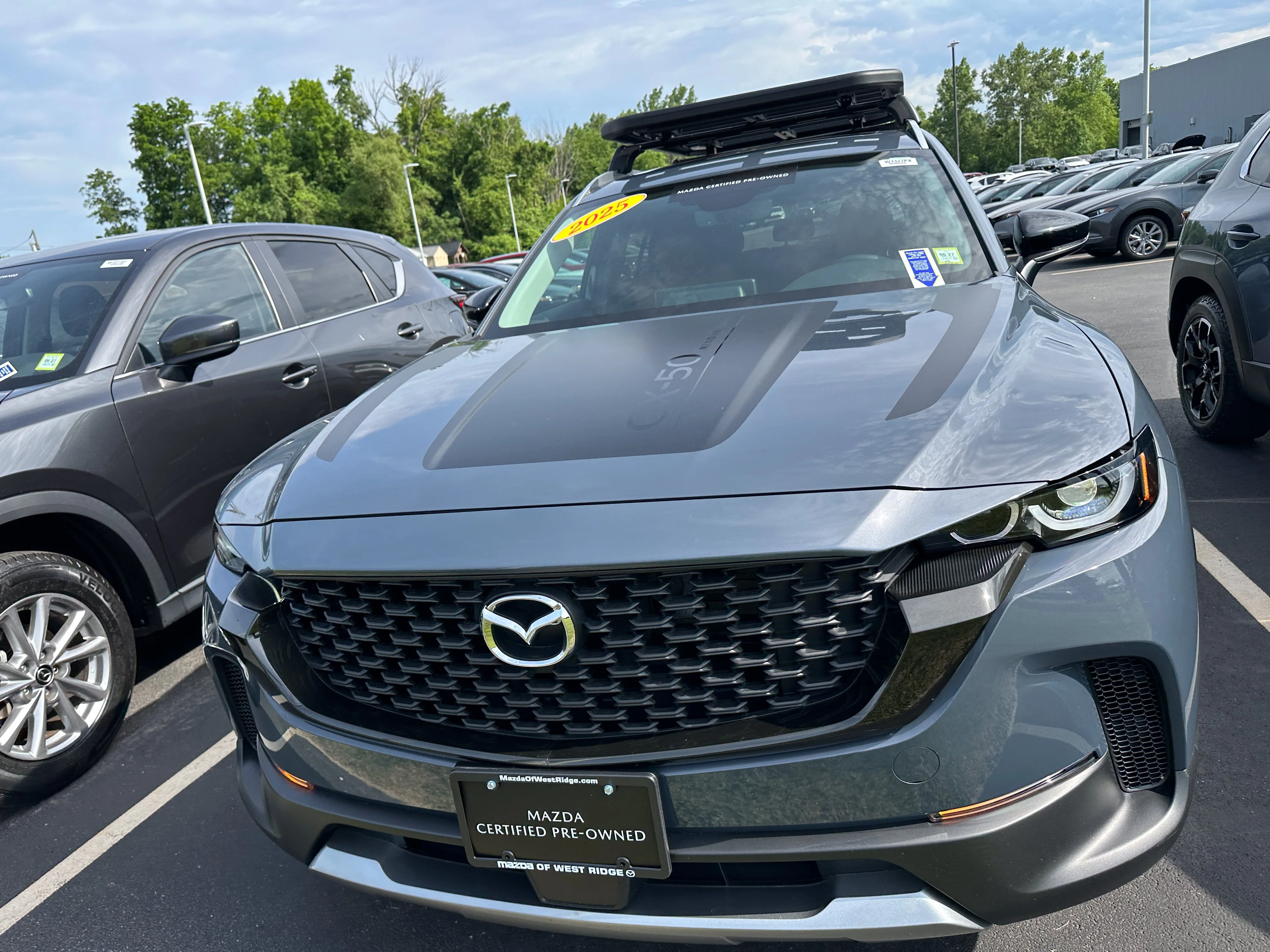 Used 2025 Polymetal Gray Metallic Mazda 2.5 Turbo Meridian Edition image 3