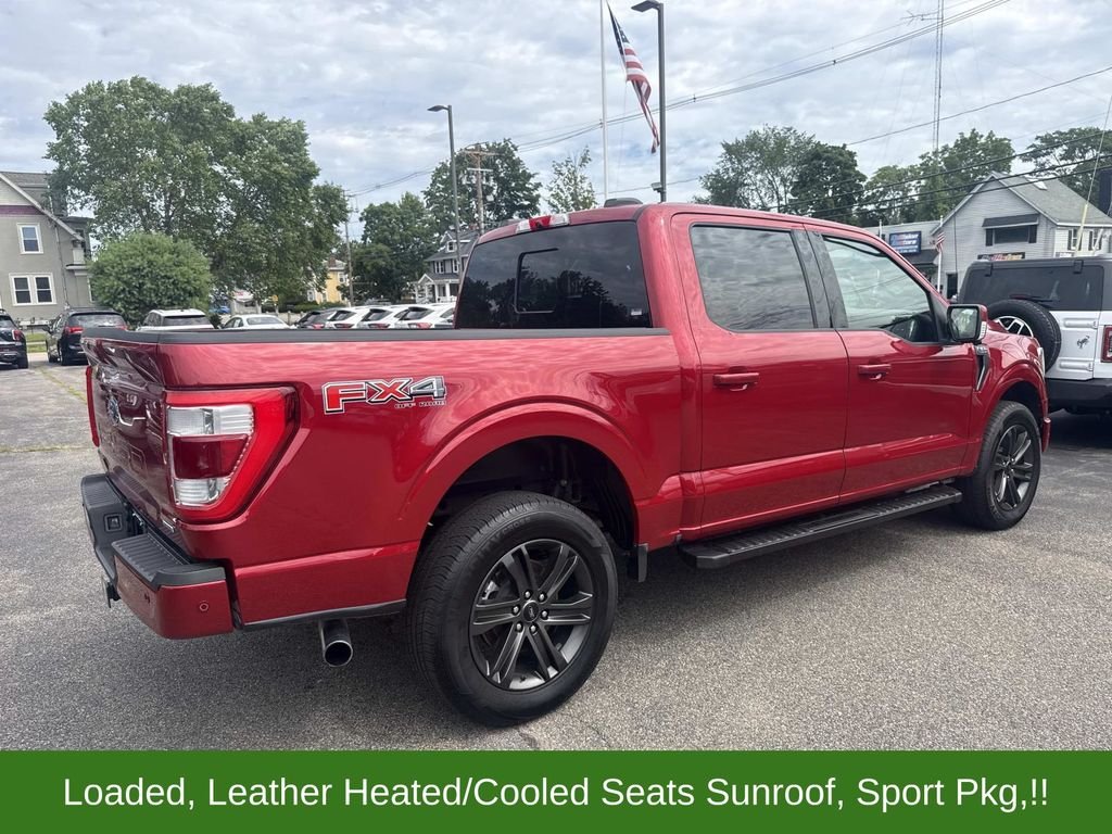 Used 2021 Red Ford Lariat image 6