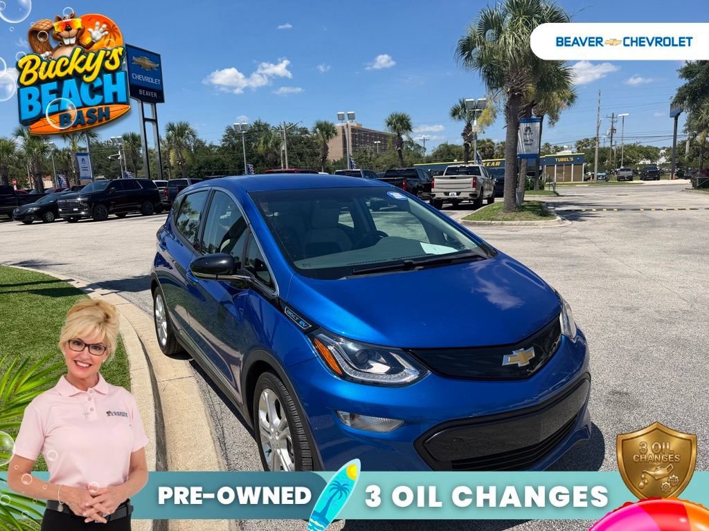 Used 2019 Chevrolet Bolt EV LT with VIN 1G1FY6S02K4101113 for sale in Jacksonville, FL