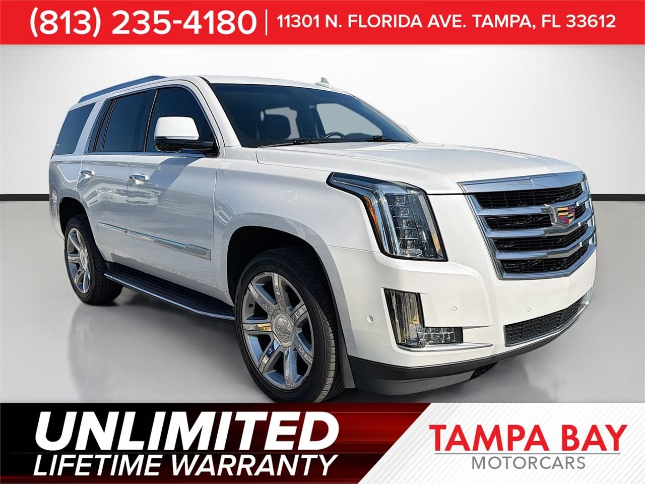 Used 2020 White Cadillac Luxury image 1