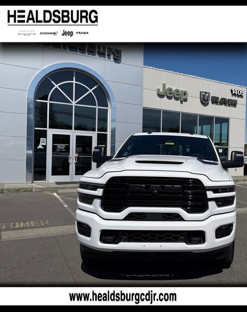 New 2026 Bright White Clear-Coat Exterior Paint RAM Laramie image 8
