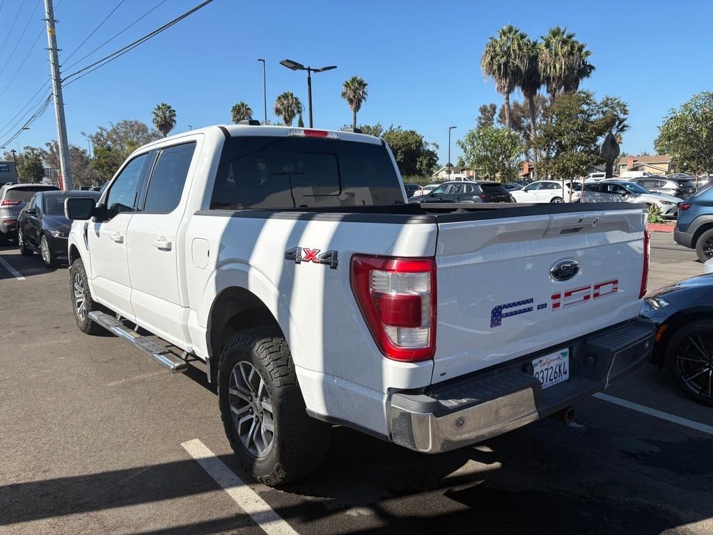 Used 2021 Oxford White Ford Lariat image 9
