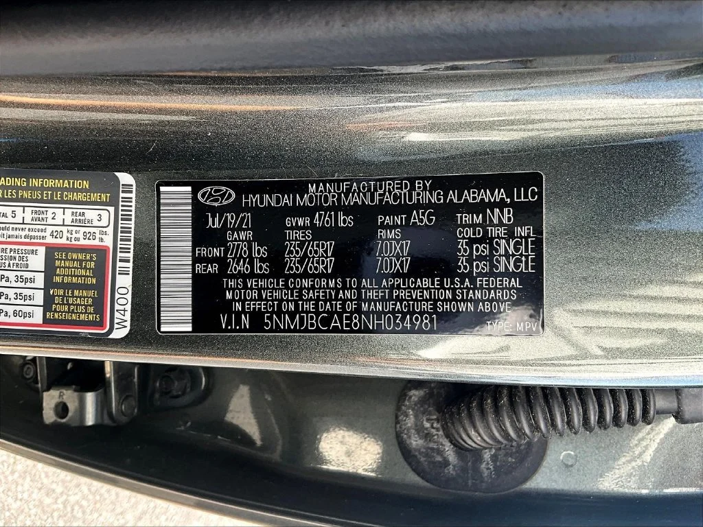 Used 2022 Gray Hyundai SEL image 22