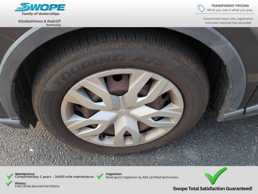 Used 2021 Magnetic Gray Metallic Toyota LE image 10