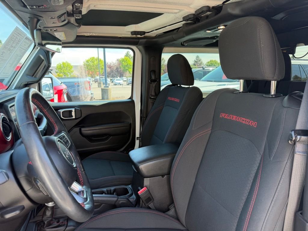 Used 2023 Bright White Clearcoat Jeep Rubicon image 14