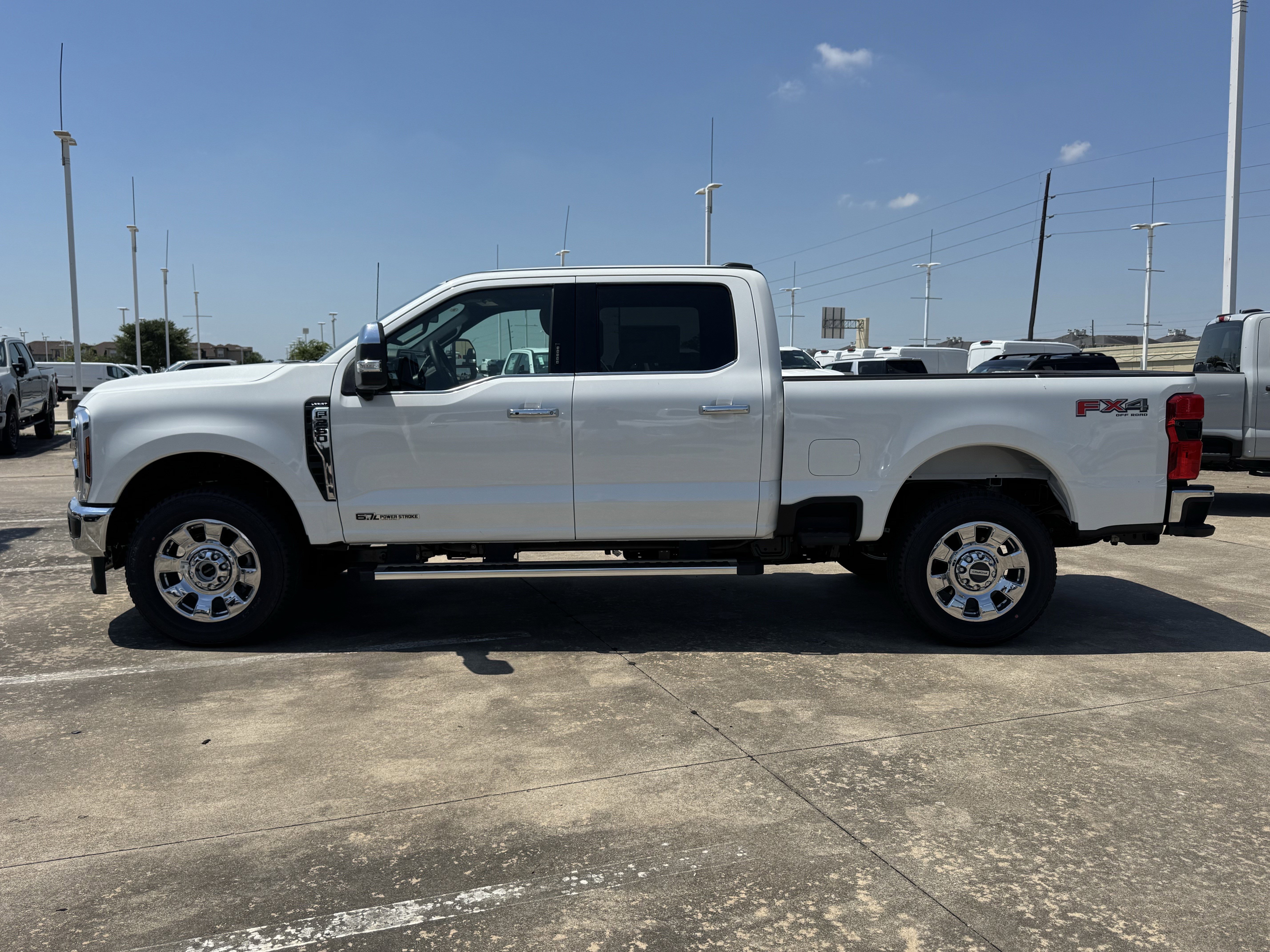 New 2026 Star White Metallic Tri-Coat Ford LARIAT image 6