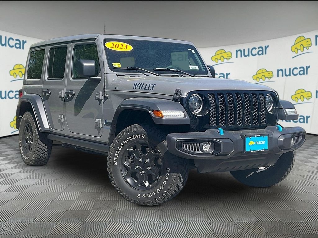 Used 2023 Gray Jeep Base 4xe image 1