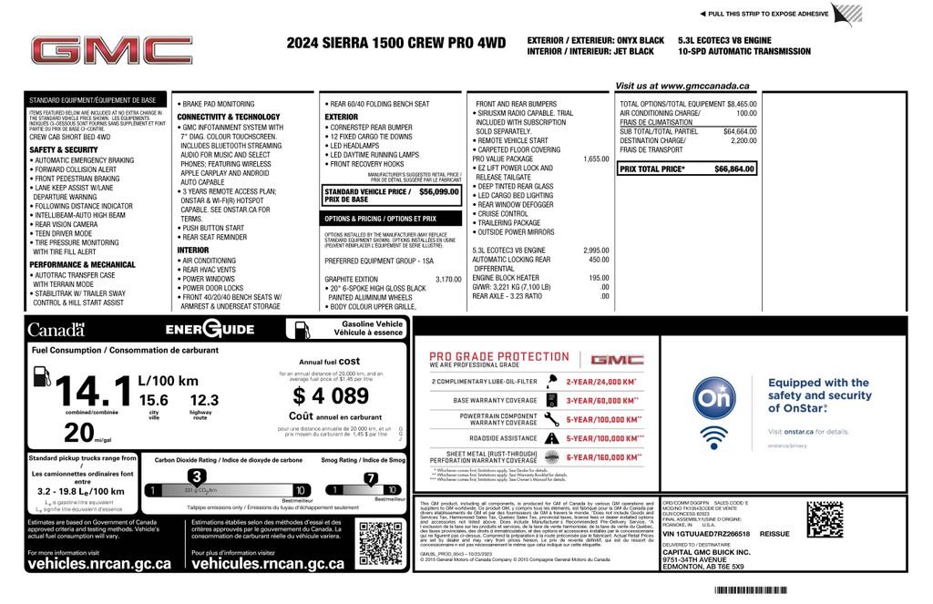 Certified Used 2024 Black GMC Pro image 4