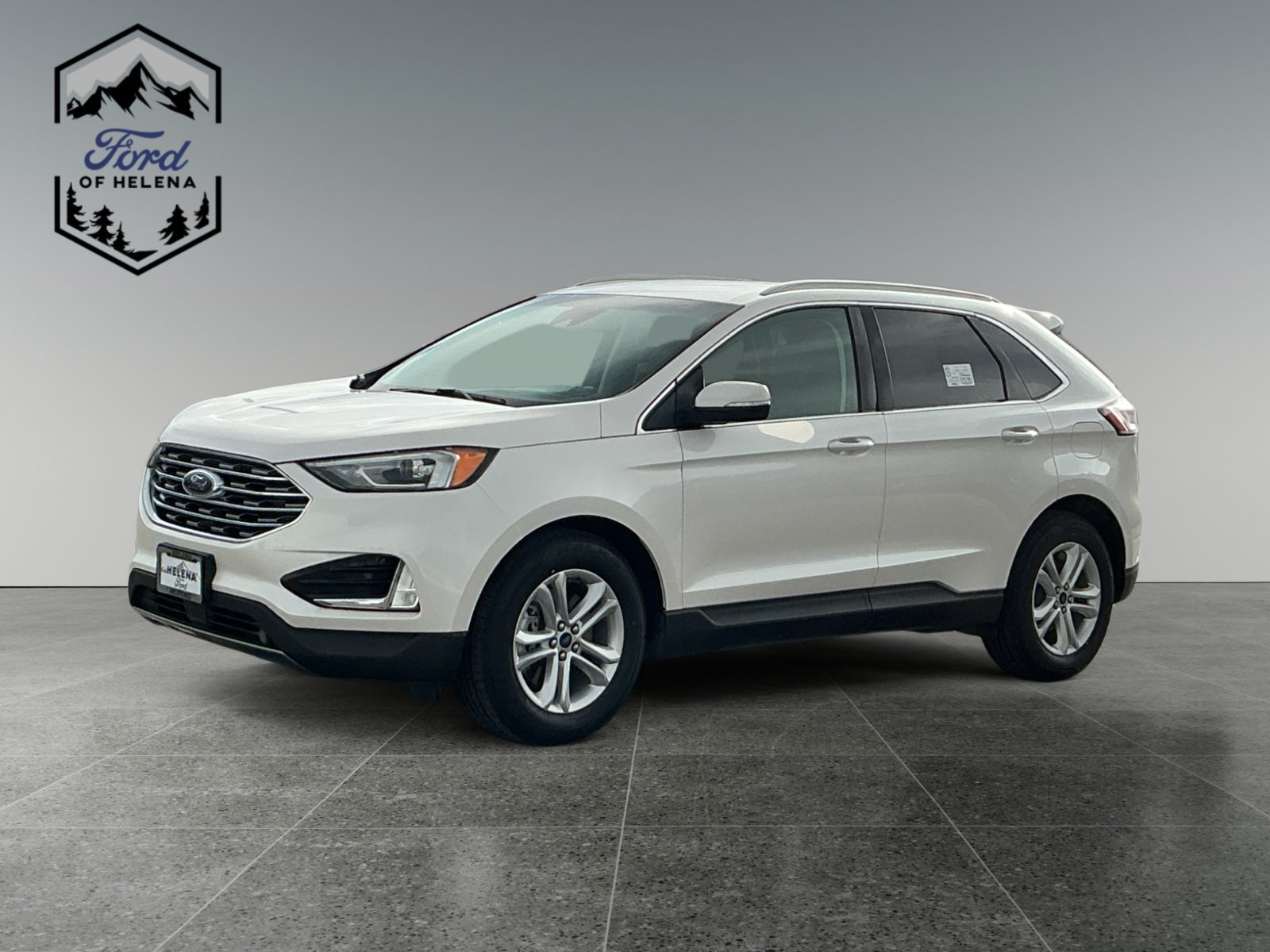 White 2019 Ford Edge SUV / Crossover All-Wheel Drive 
