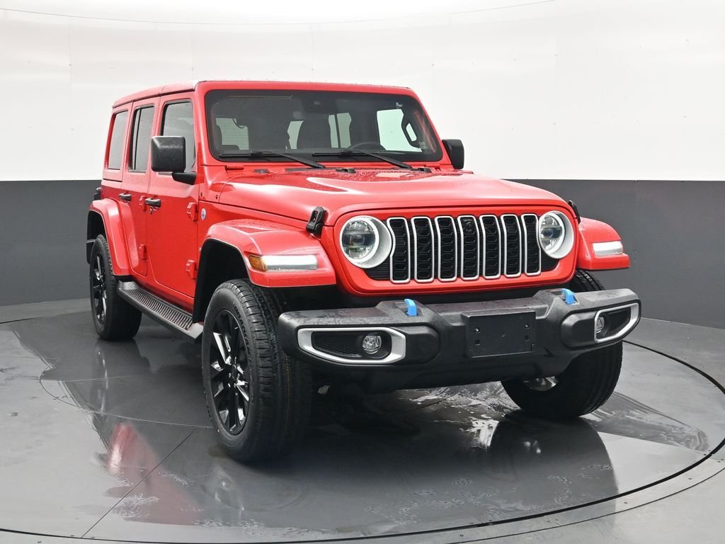 Used 2024 Red Jeep Sahara 4xe image 2